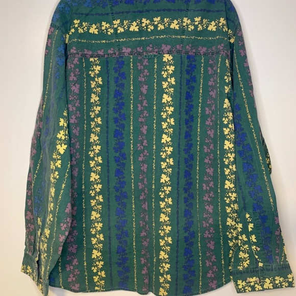 Funky Pattern Vintage Button Down - Picture 3 of 4